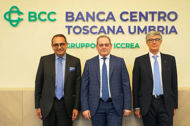 Banca Centro Toscana Umbria chiude il bilancio 2024 in utile Banca Centro: Carmelo Campagna, Florio Faccendi e Umberto Giubboni