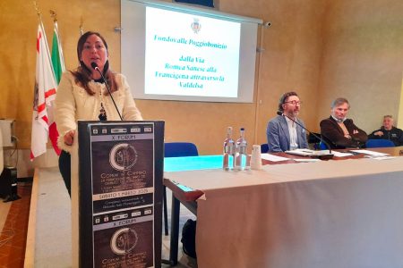 L'assessore Lisa Valiani al forum su Via Francigena e sui Cammini storici