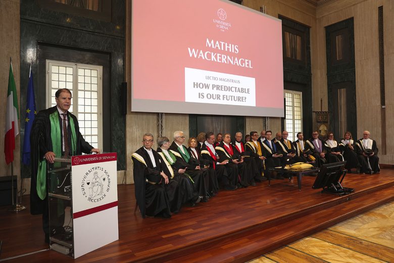 Mathis Wackernagel, laurea ad honorem Università di Siena