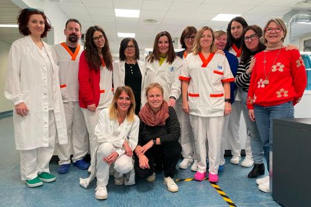 Staff laboratorio analisi Campostaggia