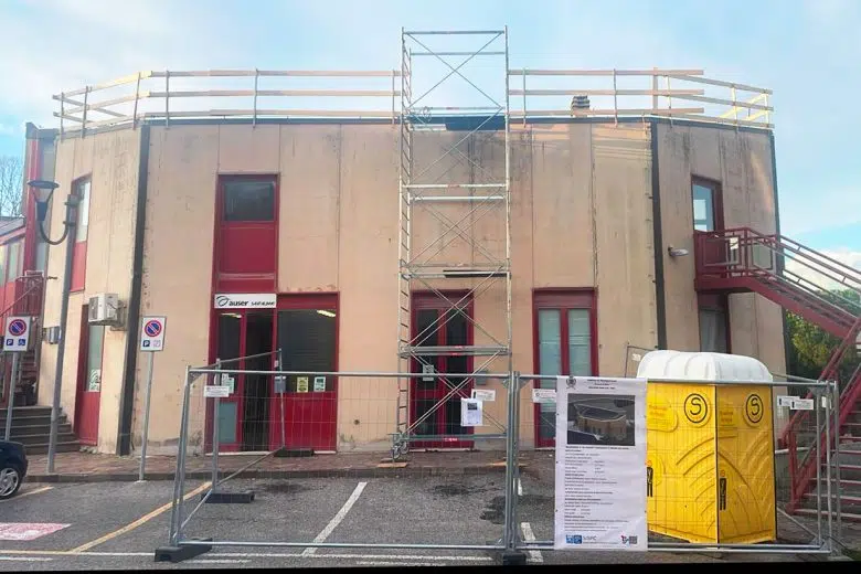 Lavori impianto fotovoltaico Centro civico Sant'Albino