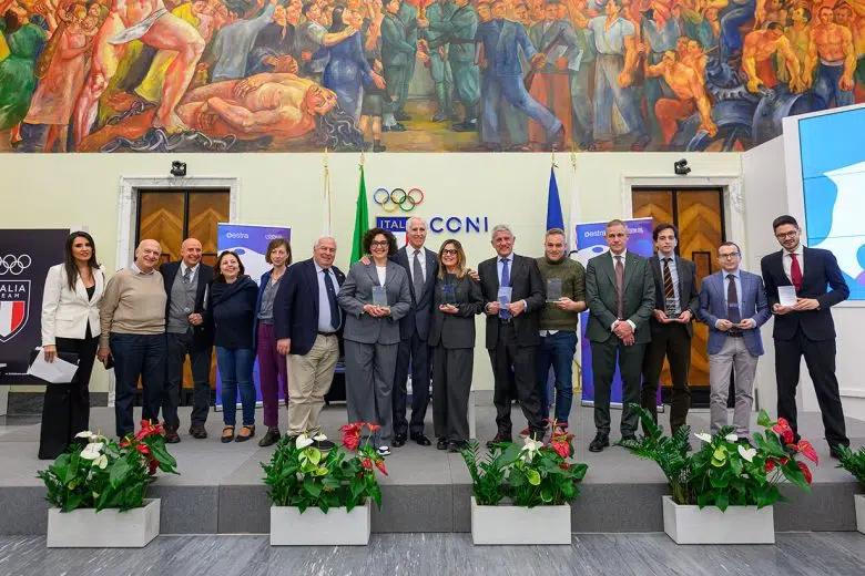 Premio Estra per lo Sport, la premiazione al CONI della VII edizione Premio Estra per lo sport, VII edizione, gruppo