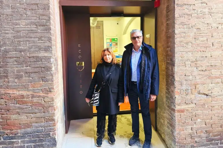 Ecosito in via del Poggio a Siena, inaugurazione