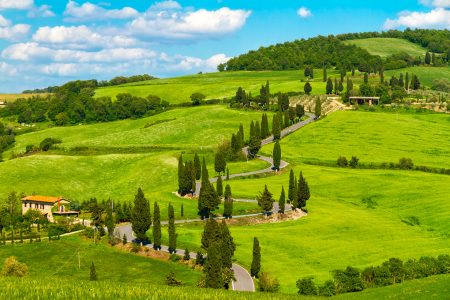 Val d'Orcia, paesaggio