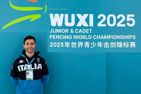 Lorenzo Giannini fisioterapista della Nazionale ai Mondiali di scherma Lorenzo Giannini