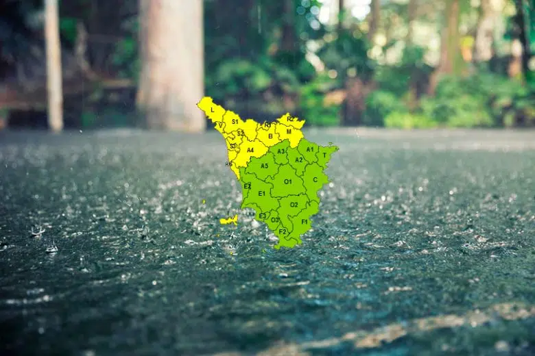 Nuova perturbazione in Toscana, codice giallo esteso a venerdì 18 aprile Allerta meteo di codice giallo in Toscana