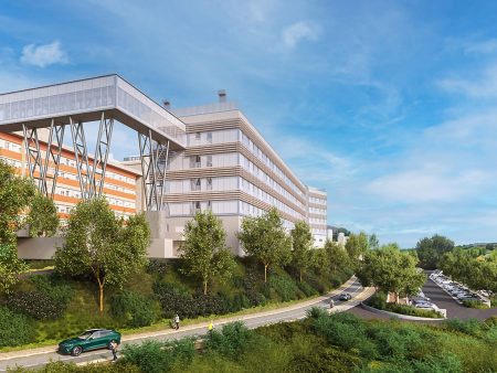 Aou Senese, consegnati i progetti di fattibilità tecnico-economica per i nuovi edifici laboratori e ambulatori Ambulatori Aou Senese, rendering progetto