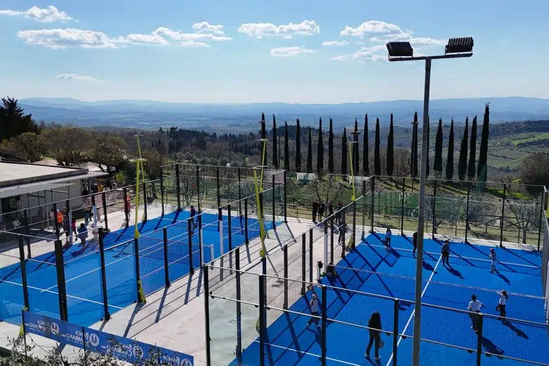 Inaugurati i nuovi campi da padel a Castellina in Chianti Campi da padel a Castellina in Chianti
