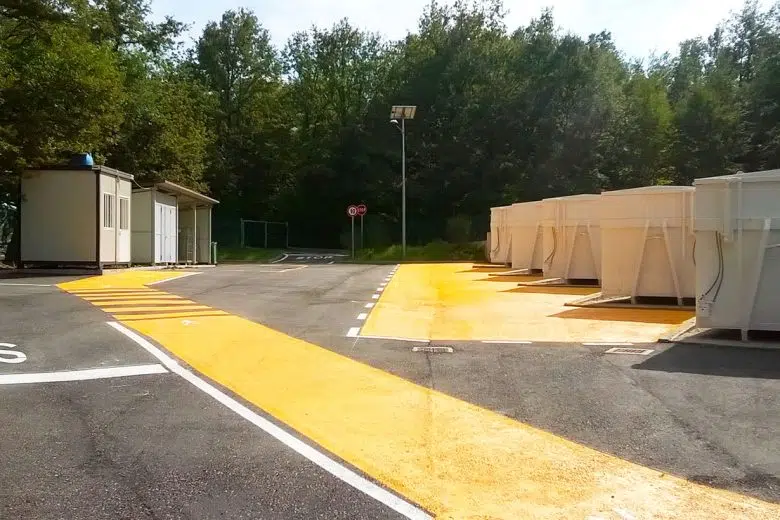 Terminati i lavori di adeguamento del centro di raccolta di Asciano Centro di raccolta rifiuti