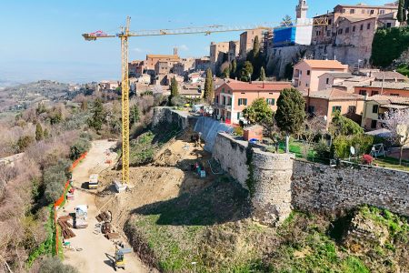 Mura castellane di Montepulciano: l’Amministrazione ricerca risorse per ulteriori interventi Lavori mura castellane di Montepulciano