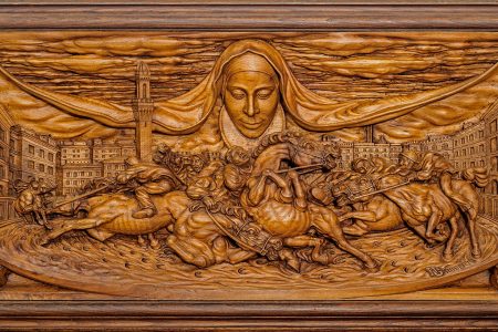 A Buonconvento la mostra di Roberto della Giovampaola Roberto della Giovanpaola, Palio di Santa Caterina