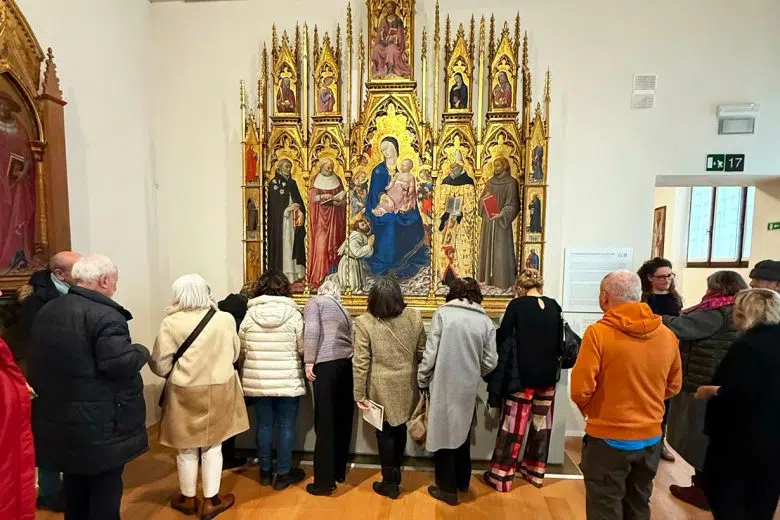 Tre giorni di visite guidate gratuite alla Pinacoteca di Siena Visita guidata al Polittico dei Gesuati di Sano di Pietro in Pinacoteca