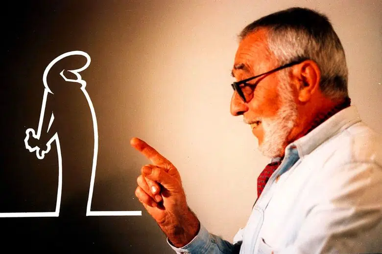 Da una linea il mondo, l’arte di Osvaldo Cavandoli a Monteriggioni Osvaldo Cavandoli, linea