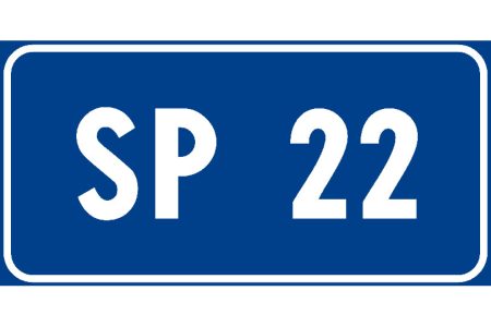 Ponte sulla Sp22 della Grossola: riprendono le lavorazioni per la messa in sicurezza del ponte. Chiusura al traffico SP22, cartello stradale