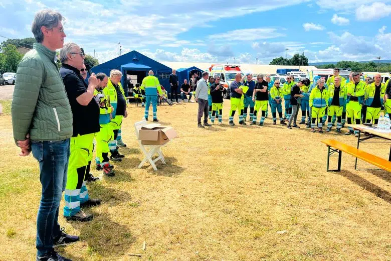 Esercitazione protezione civile a Montepulciano