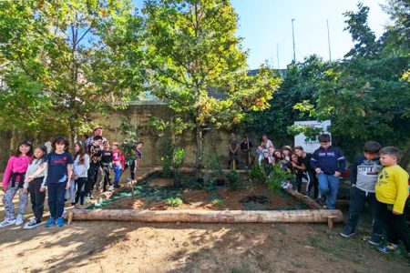 Prosegue la proposta del bosco e orto didattico all’IC Tozzi di Siena Foto giardino Tozzi