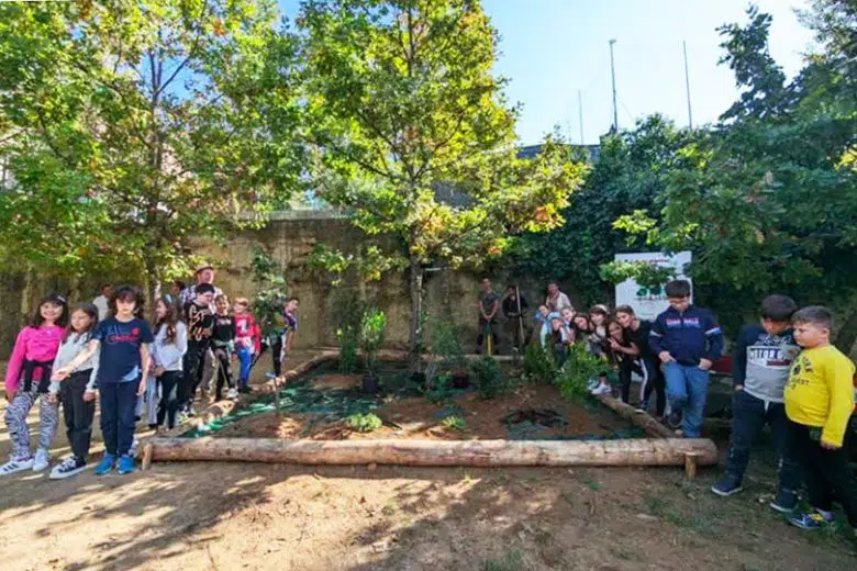 Prosegue la proposta del bosco e orto didattico all’IC Tozzi di Siena Foto giardino Tozzi