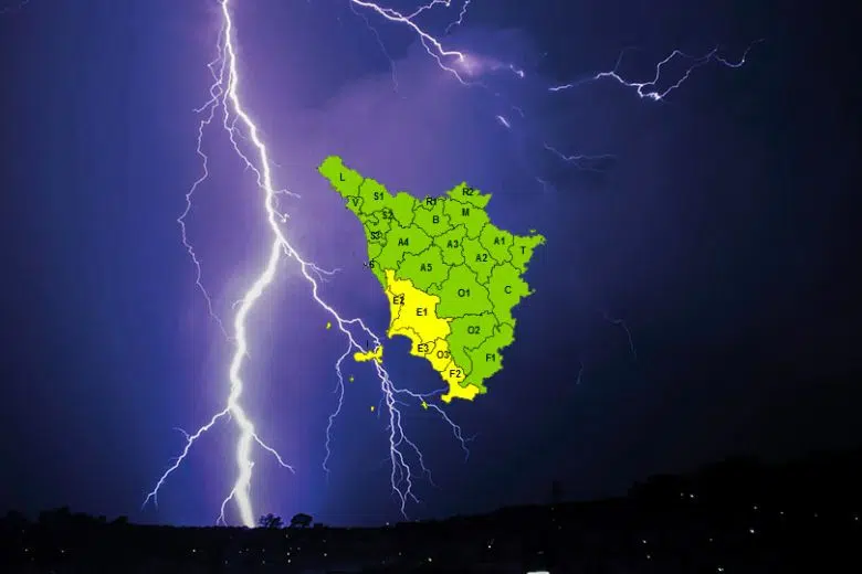 Maltempo, venerdì 23 maggio codice giallo nel sud-ovest della Toscana Maltempo in Toscana