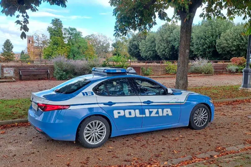 Polizia, auto Fortezza di Siena