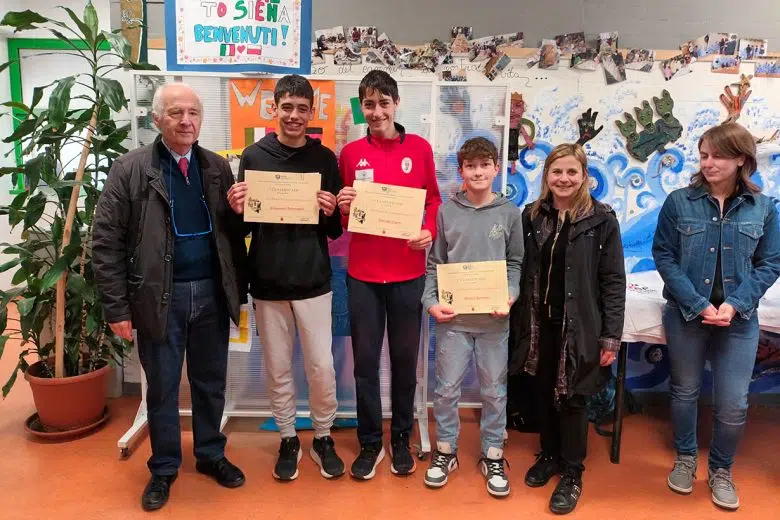 Scuola "Sabin" di Siena, premiati