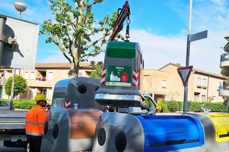 Riorganizzazione del servizio di raccolta rifiuti a Siena: al via le operazioni di messa a terra delle nuove postazioni Sei Toscana, nuove postazioni raccolta rifiuti