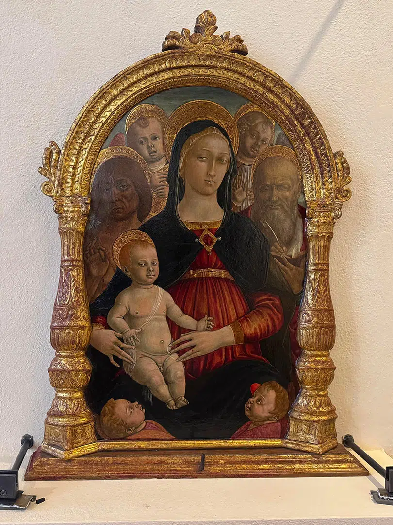 Tavola Matteo di Giovanni al Museo Civico di Montepulciano