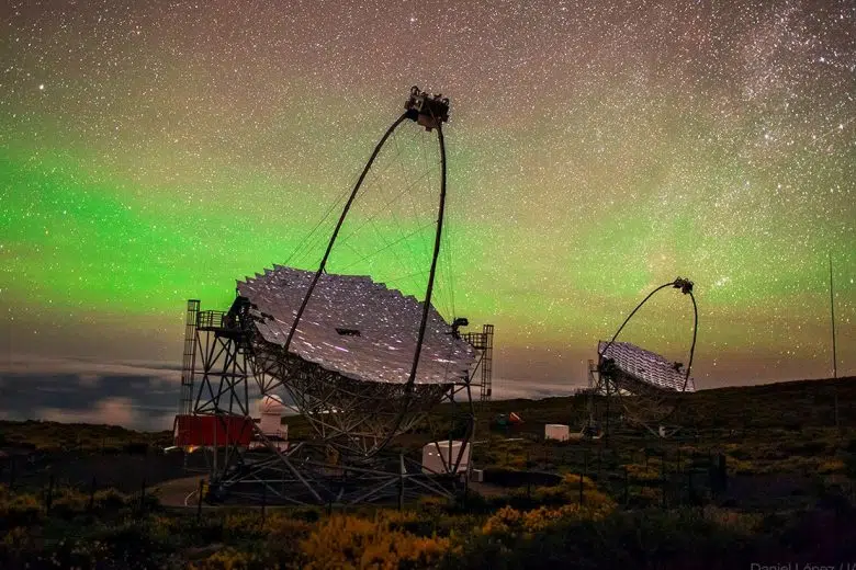 Riuniti a Siena gli studiosi dell’astrofisica gamma delle alte energie della Collaborazione MAGIC Collaborazione MAGIC, telescopi