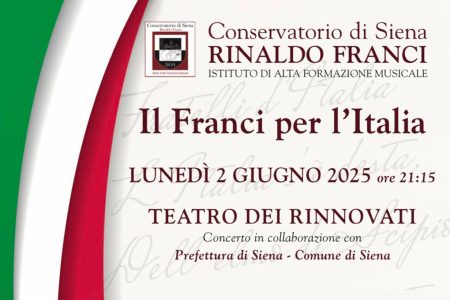 Conservatorio Franci di Siena, concerto 2 Giugno 2025