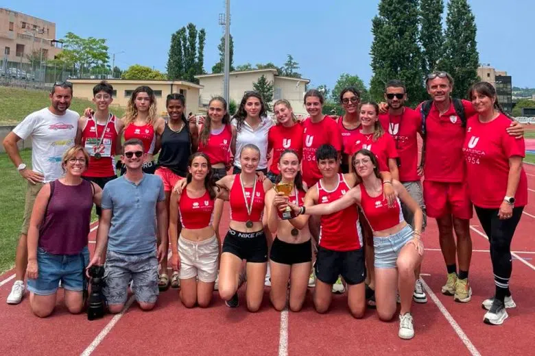 L’Uisp Atletica Siena chiude all’ottavo posto nella Finale B dei CDS Uisp Atletica Siena, squadra femminile CDS