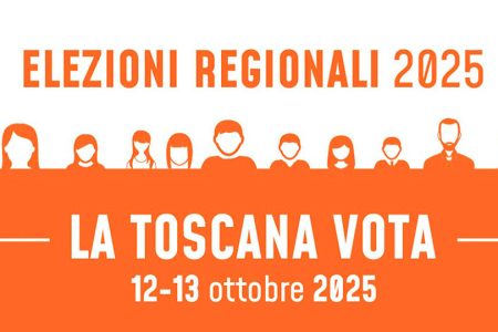Regionali 2025, sfida a tre in Toscana: i candidati Elezioni Regionali Toscana 2025, logo