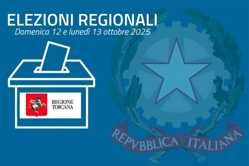 Elezioni Regionali Toscana 2025, locandina