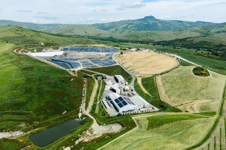 impianto Sienambiente, paesaggio