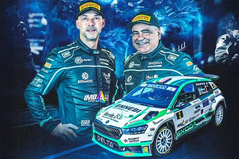Asciano, Lorenzo Granai vince per la quarta volta il Campionato Assoluto Rally Sparco Giandomenico Basso e Lorenzo Granai