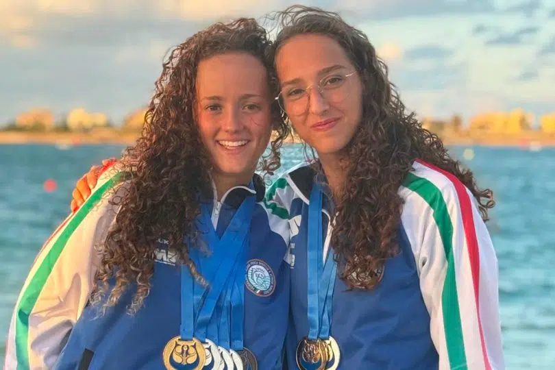 Lara Pelliccia e Silvia Belli (Virtus Buonconvento) ai Campionati del Mondo di nuoto pinnato