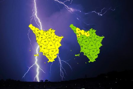 Allerta meteo per temporali e rischio idrogeologico in tutta la Toscana Allerta meteo per temporali in toscana
