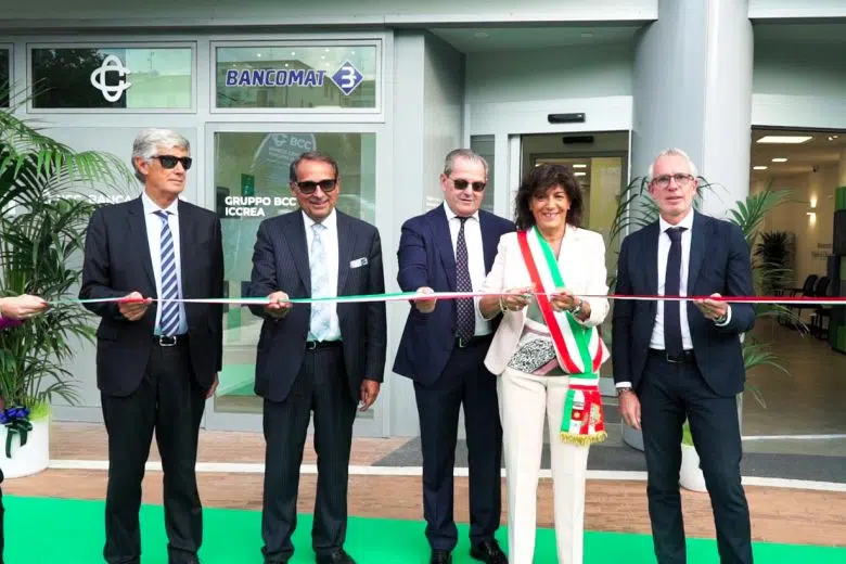 Banca Centro, filiale di Chianciano Terme, taglio del nastro nuovi locali