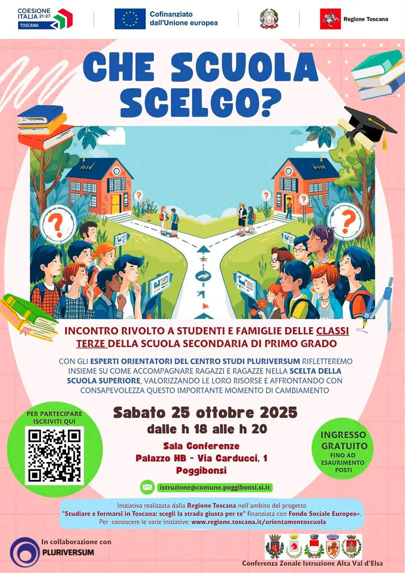 "Che scuola scelgo?", locandina