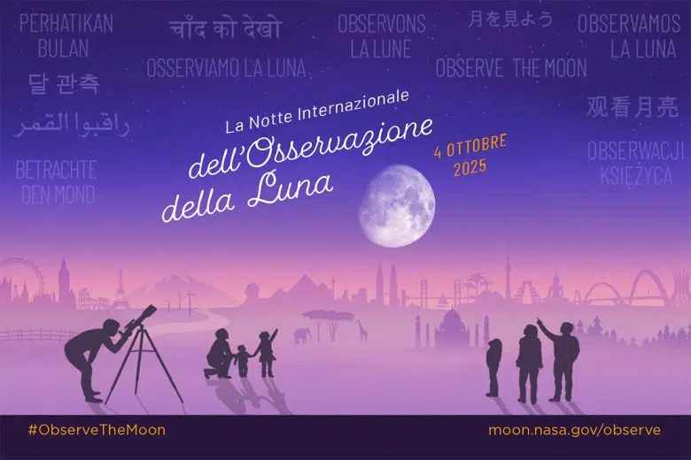 Notte Internazionale della Luna, evento con l’Unione Astrofili Senesi Notte Internazionale della Luna 2025