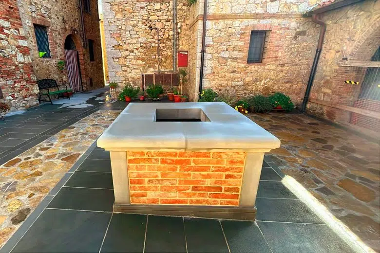 Villa a Sesta, pozzo