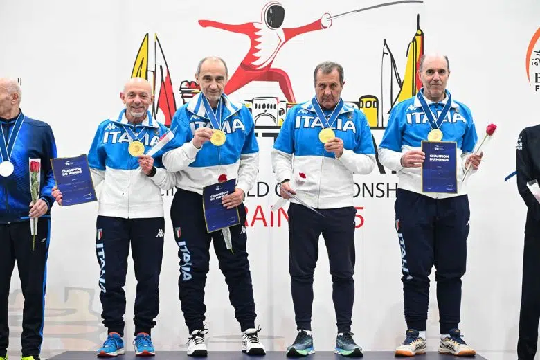 Fabio Miraldi con la Nazionale italiana