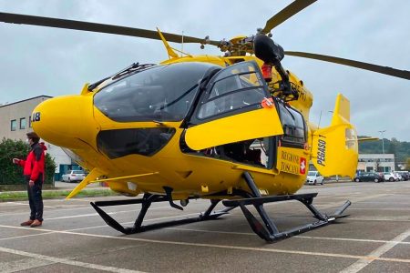 Incidente tra due moto, due feriti gravi nello scontro a Radda Elisoccorso Pegaso 1