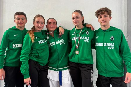 Mens Sana Karate: tris di medaglie sul tatami di Certaldo Gli atleti della Mens Sana Karate a Certaldo