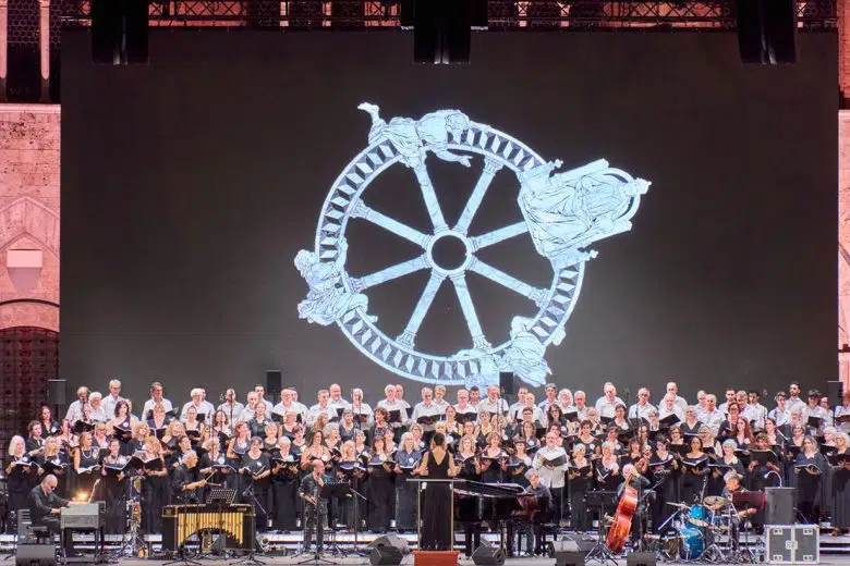 Unione Corale Senese, concerto Piazza del Campo