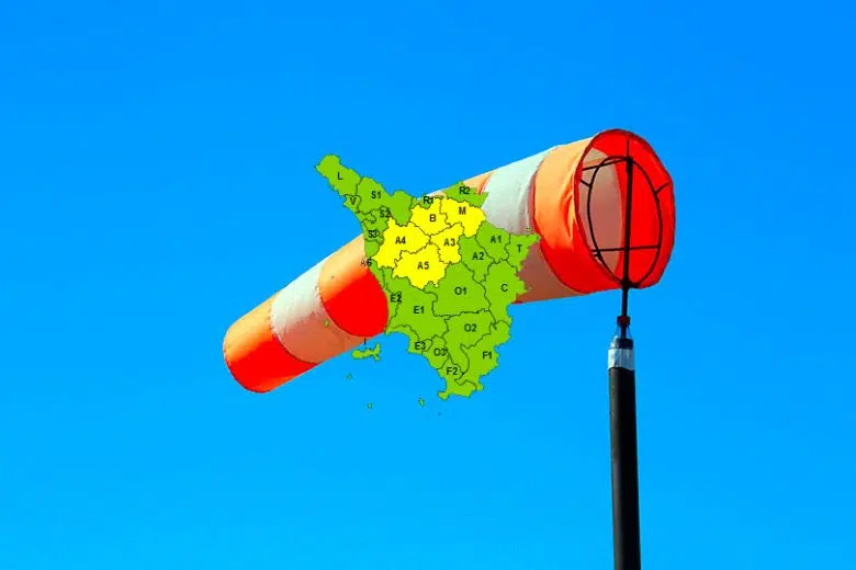 Vento forte, codice giallo in parte della Toscana per mercoledì 26 e giovedì 27 novembre Vento forte in Toscana