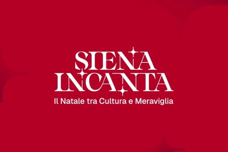 Golden Night Christmas Musical, luce e movimento in Piazza del Campo Siena Incanta, logo