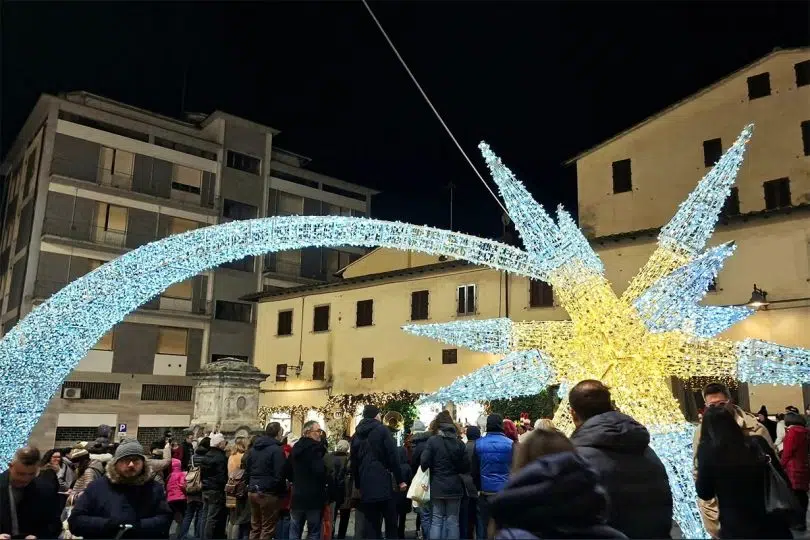 Stella di Natale a Poggibonsi