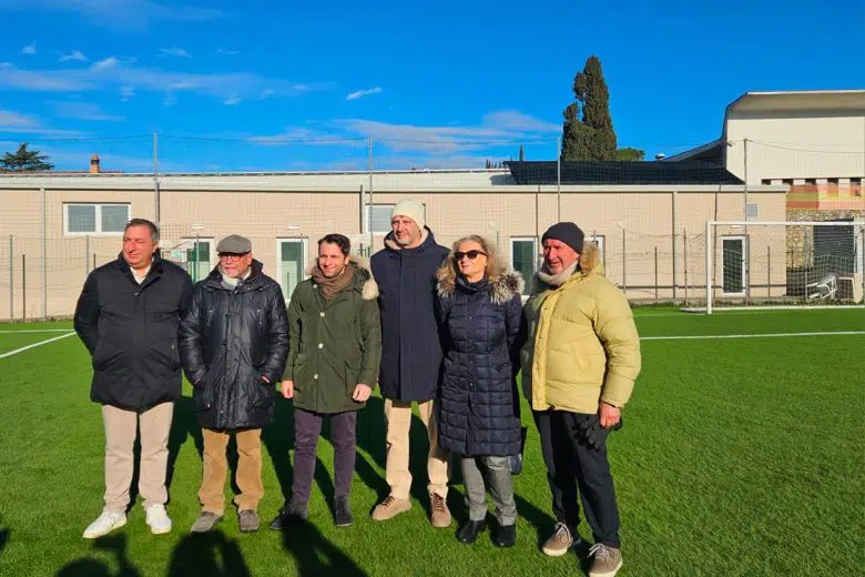 Centro sportivo Taverne d'Arbia, inaugurazione