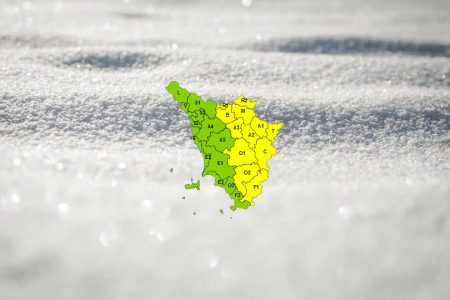 Pioggia e neve, codice giallo nelle zone interne e centrali della Toscana Codice giallo per neve in Toscana