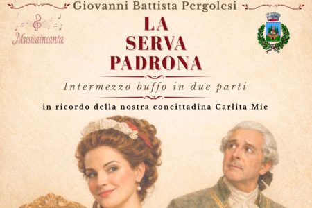“La serva padrona” di Pergolesi al Teatro Alfieri "La serva padrona", locandina