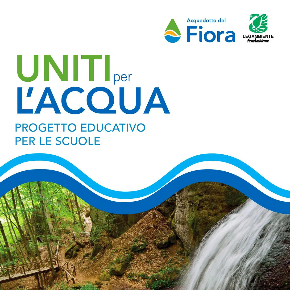 Fiora e Legambiente, "Uniti per l'Acqua", locandina